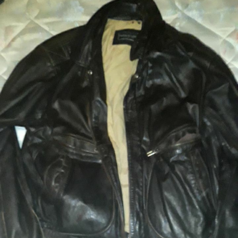 Vintage Suede Lambskin Genuine Leather Jacket
